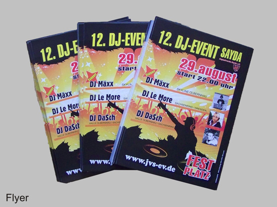 Flyer gestalten und drucken