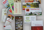 Flyer Einladungen Visitenkarten Gutscheine