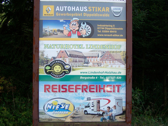 Werbeschild