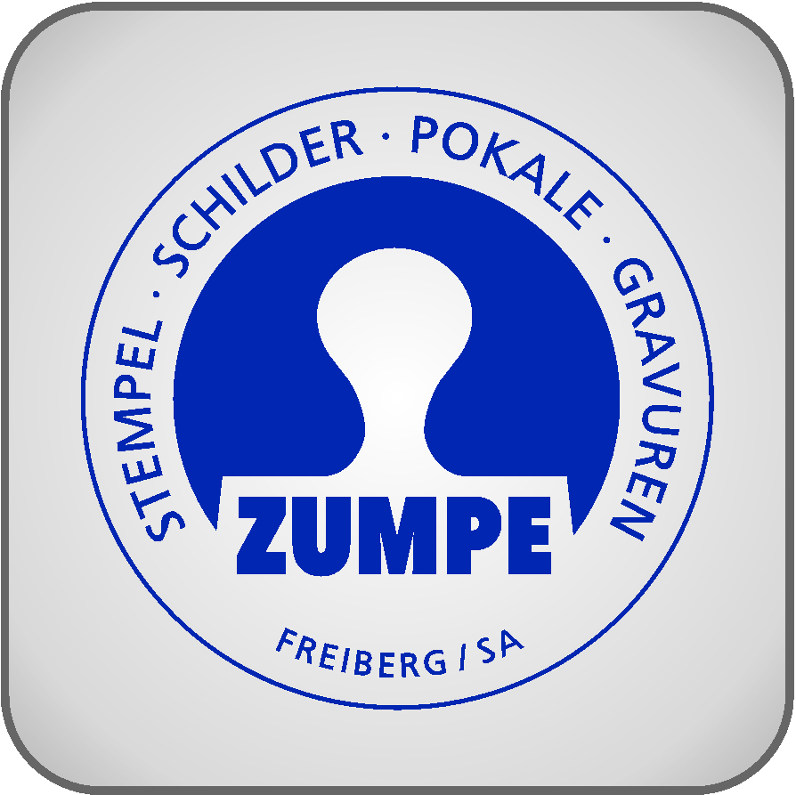 Zumpe Freiberg - Stempel seit 1918 - online kaufen Zumpe Freiberg - Stempel Schilder Gravuren Werbung